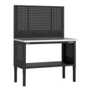 Sealey APMWB50COMBOSS Superline PRO® Modular Workbench with Pegboard Back Panel Stainless Steel Worktop 1265mm