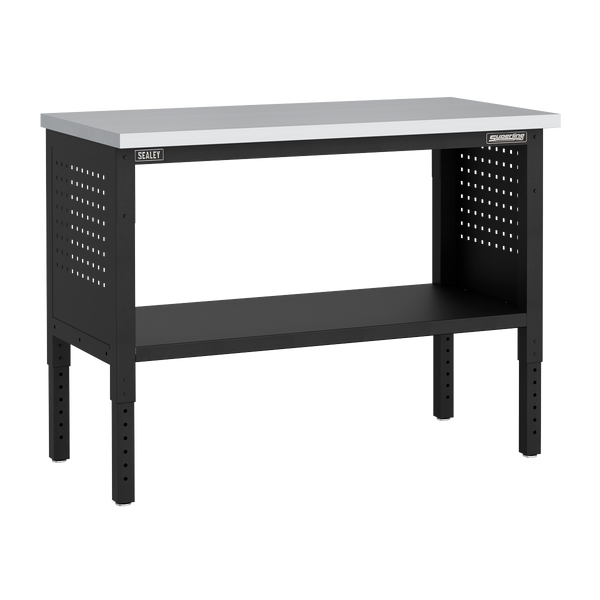 Sealey APMWB50SS Superline PRO® Modular Adjustable Height Workbench with Stainless Steel Worktop 1265mm