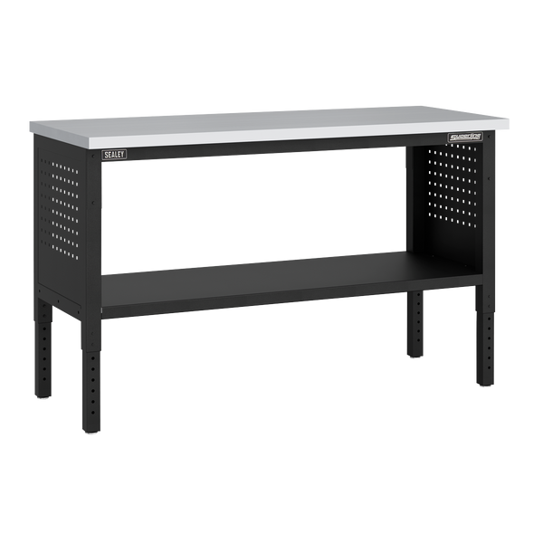Sealey APMWB60SS Superline PRO® Modular Workbench with Stainless Steel Worktop & Adjustable Height 1525mm