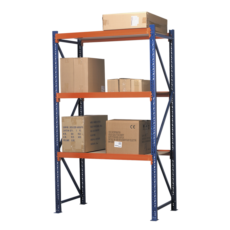 Sealey APR2701 Heavy-Duty Shelving Unit with 3 Beam Sets 900kg Capacity Per Level