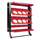 Sealey APSCR8 Spray Can Storage Rack with 8 Can Holders