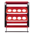 Sealey APSCR8 Spray Can Storage Rack with 8 Can Holders