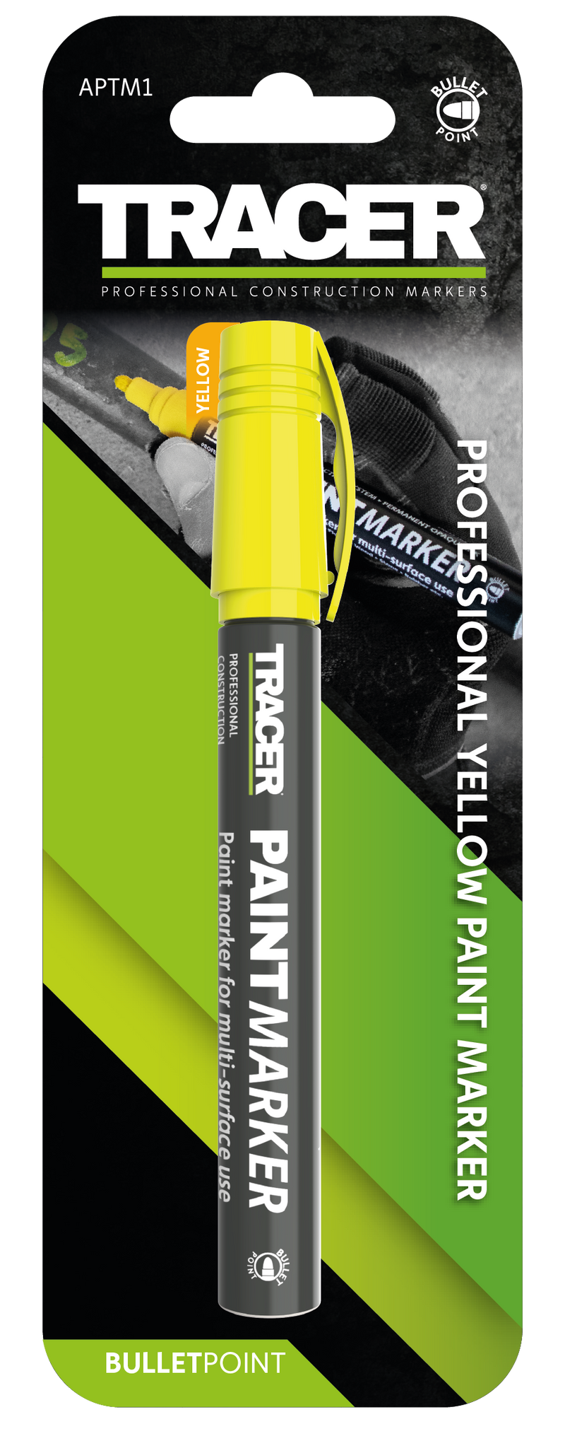 TRACER APTM1 Paint Marker - Yellow