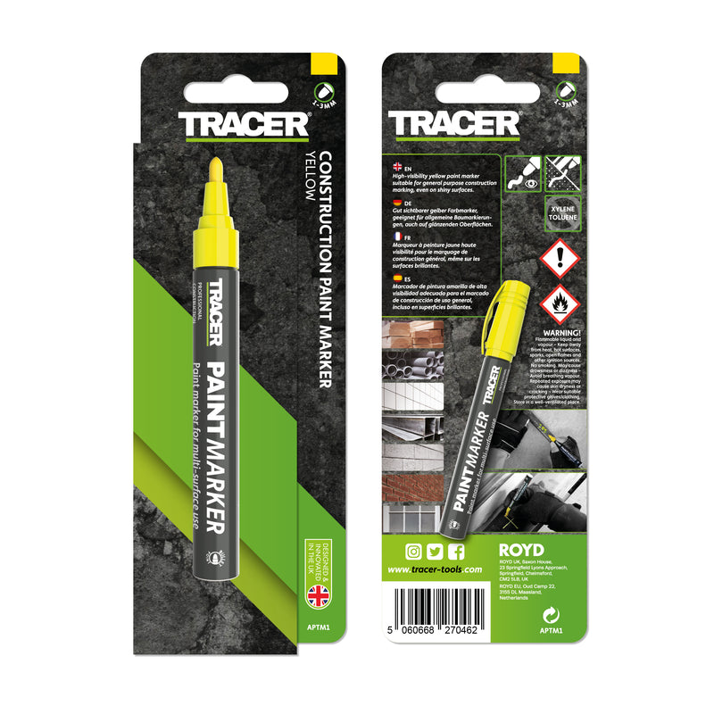 TRACER APTM1 Paint Marker - Yellow