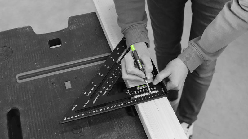 TRACER ASQ12M 300mm Metric Speed Square