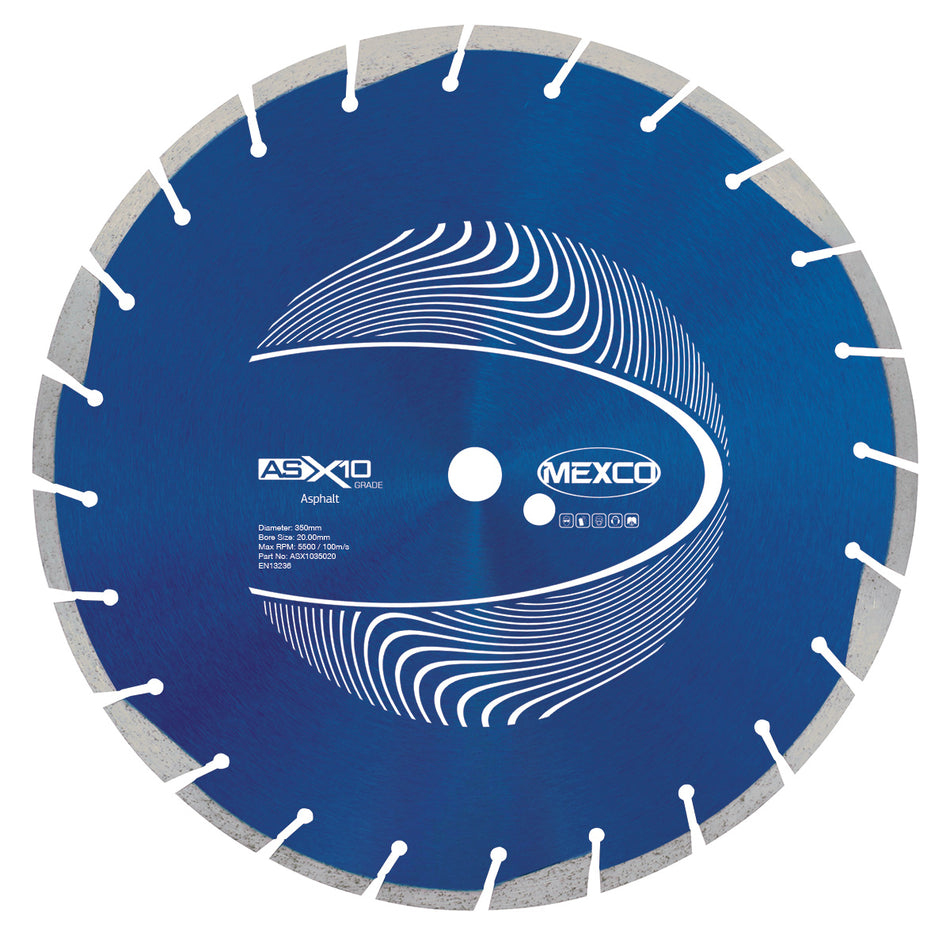 Mexco ASX1035020 350MM ASPHALT X10 GRADE 20MM BORE