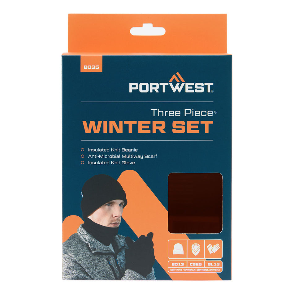 Portwest Winter Accessory Set (3pcs)