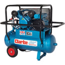 Clarke 2092802 XEPVH16/50 (O/L) 14cfm 50 Litre 3HP Portable Industrial Air Compressor with Cage (230V)