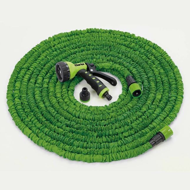 Clarke 7956012 MH15 Magic Garden Hose Set with Spray Gun 15m