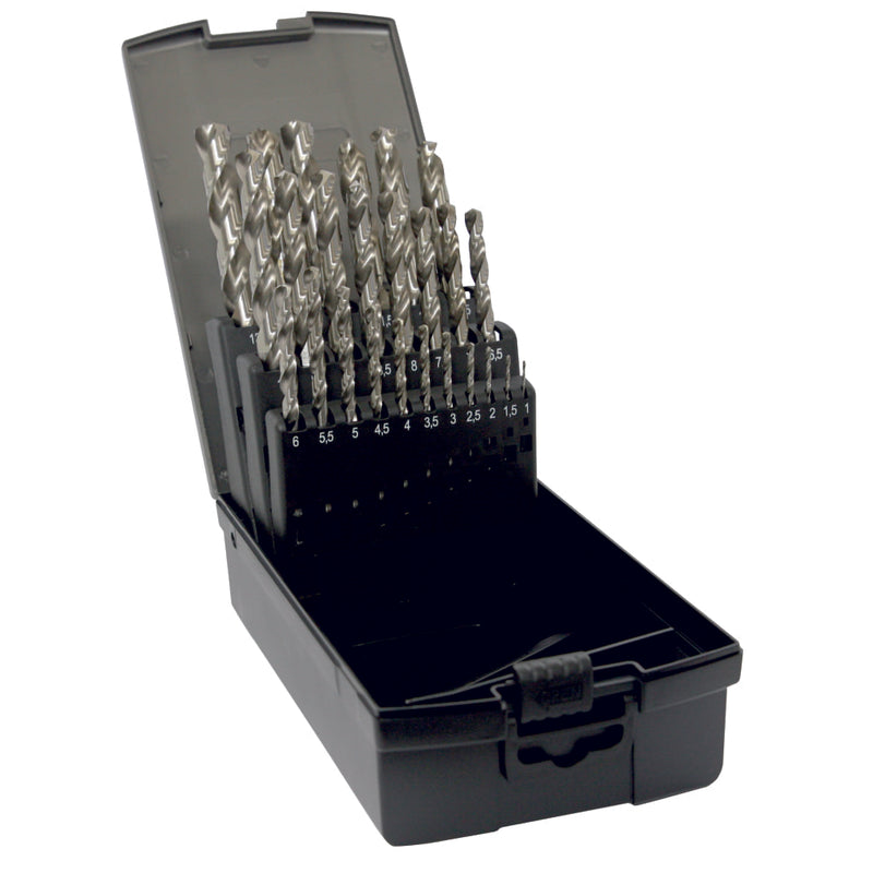DART BHSSSET25  25 Piece HSS Ground Twist Drill Set