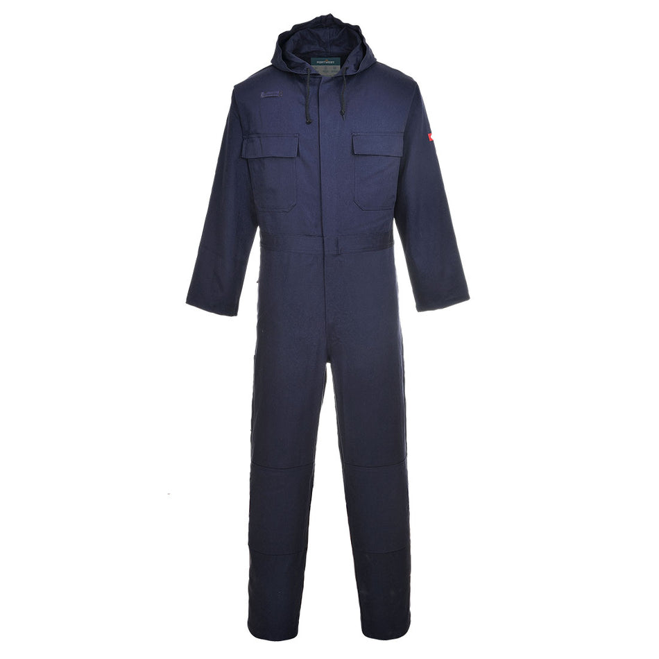 Portwest Bizweld Work FR Hooded Coverall
