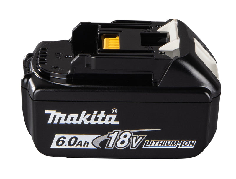 x2 MAKITA BL1860B Li-ion battery for 18V LXT® tools 6.0 Ah (Twin Pack)