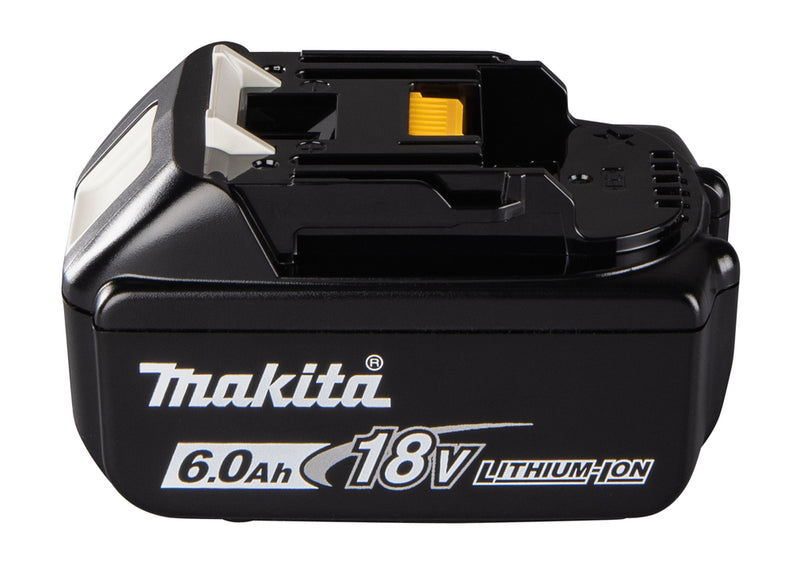 x2 MAKITA BL1860B Li-ion battery for 18V LXT® tools 6.0 Ah (Twin Pack)