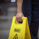 SEALEY BM120 Wet Floor Signs - Pack of 2