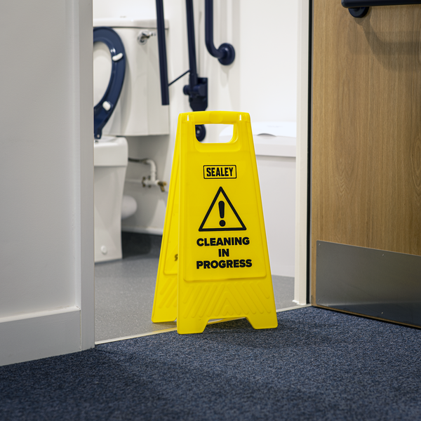 SEALEY BM120 Wet Floor Signs - Pack of 2