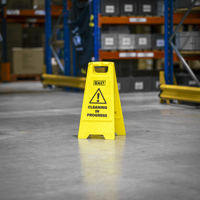 SEALEY BM120 Wet Floor Signs - Pack of 2