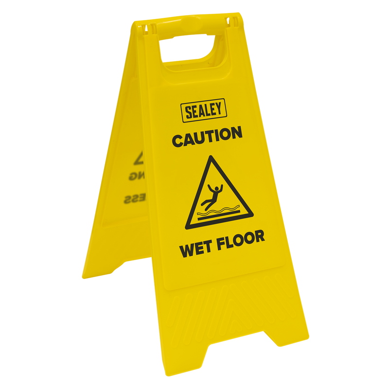 SEALEY BM120 Wet Floor Signs - Pack of 2