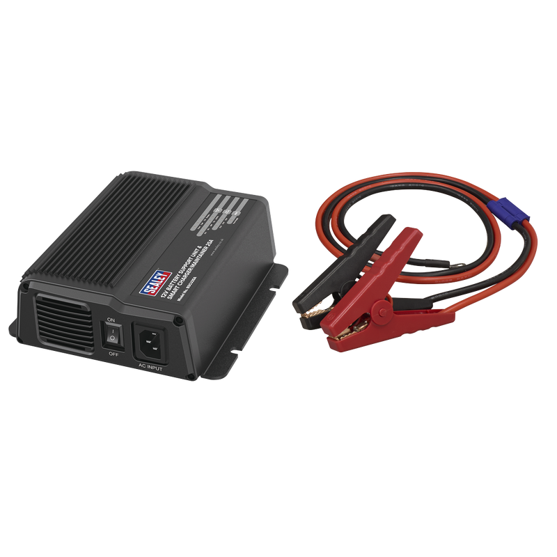 Sealey BSCU25A 12V Battery Support Unit & Smart Charger/Maintainer 25A