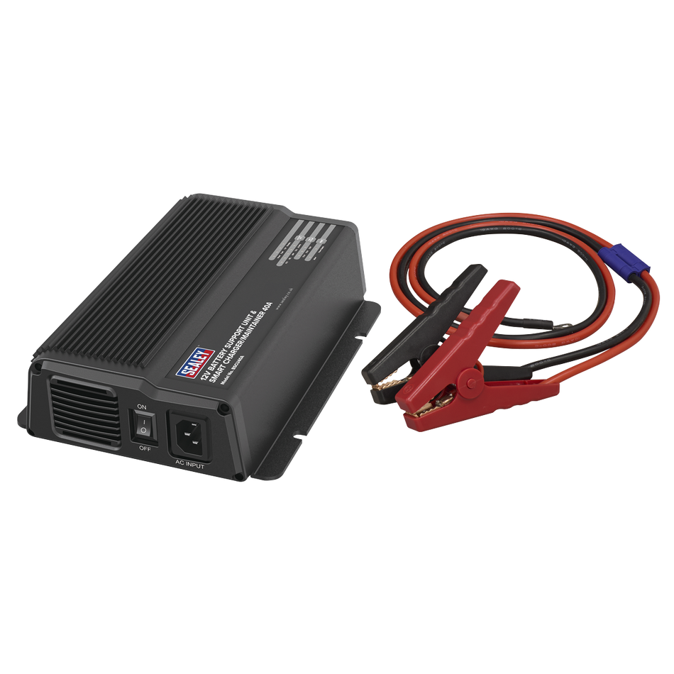 Sealey BSCU40A 12V Battery Support Unit & Smart Charger/Maintainer 40A