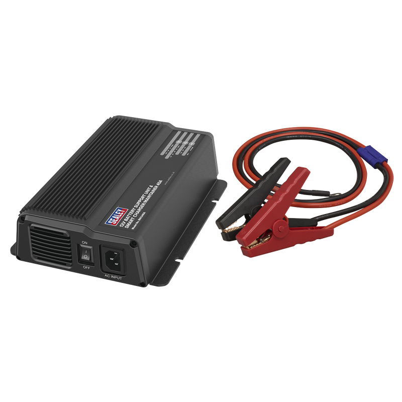 Sealey BSCU40A 12V Battery Support Unit & Smart Charger/Maintainer 40A