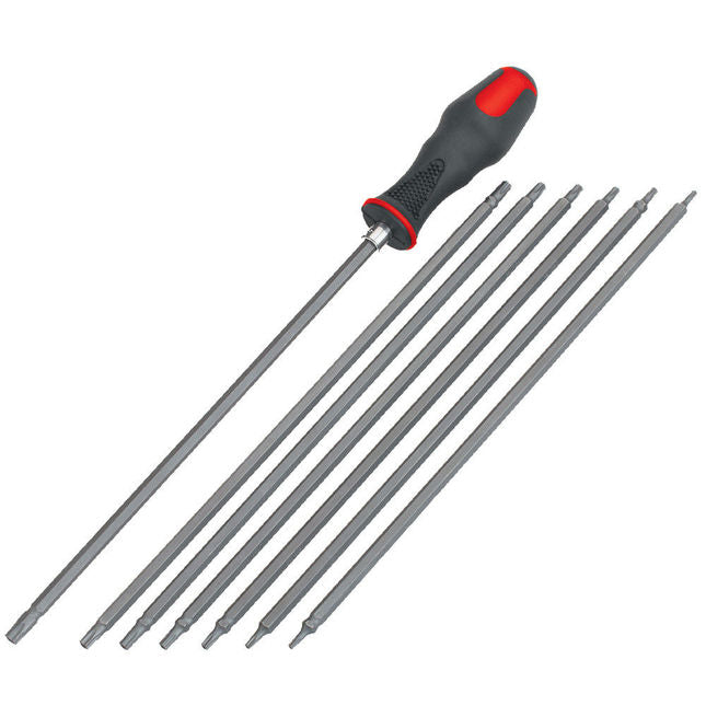Clarke 1801659 CHT659 8 piece Long Screwdriver Set (TS & Star)