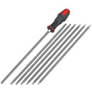 Clarke 1801659 CHT659 8 piece Long Screwdriver Set (TS & Star)
