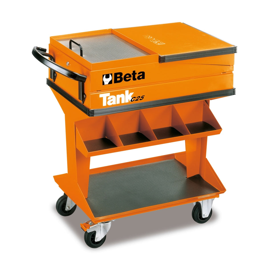 BETA 25000001 C25-TANK TROLLEY WITH SHELF