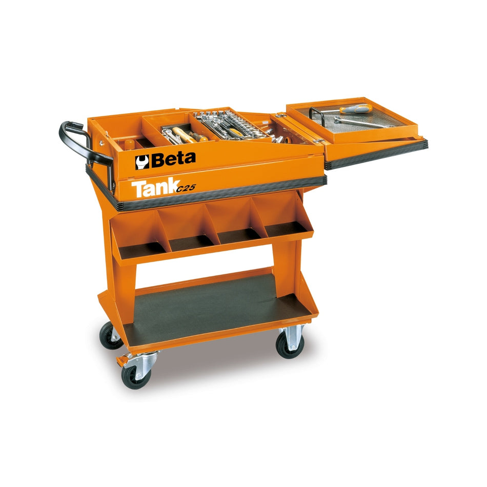BETA 25000001 C25-TANK TROLLEY WITH SHELF