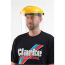 Clarke 8133811 SV1B Full Face Safety Visor (Yellow)