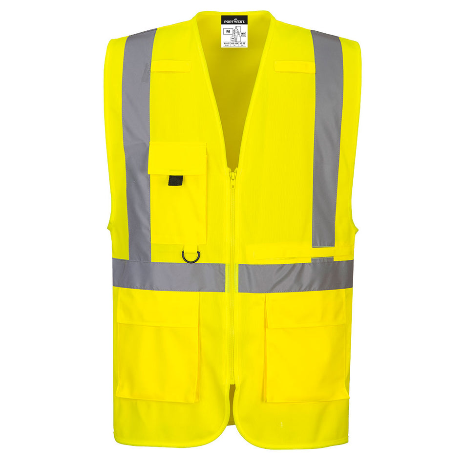 Portwest Hi-Vis Tablet Pocket Executive Vest