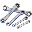 Clarke 1700441 PRO41 5 piece 6 - 21mm  Angle Head Ratchet Ring Spanner Set