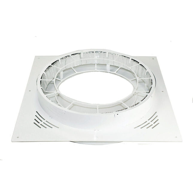 Clarke 6911247 6" White Steel Ventilated Fire Stop & Collar