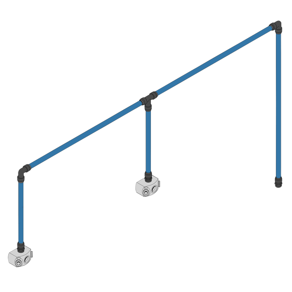Sealey CASKIT215 Speedfit® 12m 2-Drop Air Supply System Kit 15mm