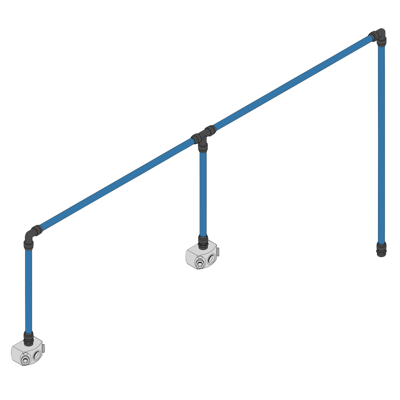 Sealey CASKIT215 Speedfit® 12m 2-Drop Air Supply System Kit 15mm