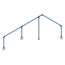 Sealey CASKIT328 Speedfit® 18m 3-Drop Air Supply System Kit 28mm