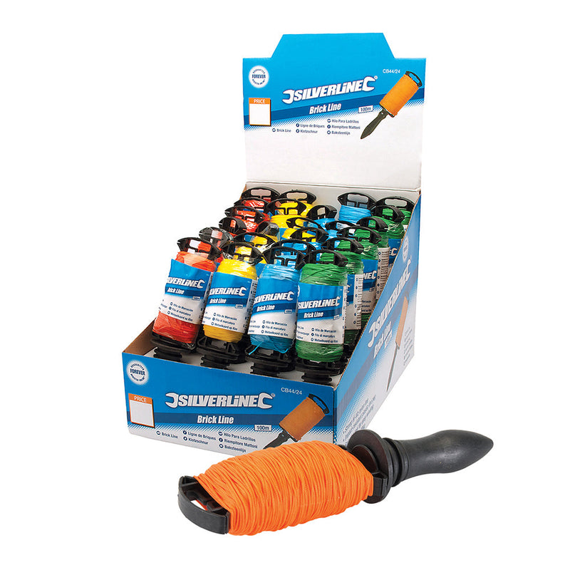 Silverline CB44 Spooled Brick Line