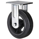 Clarke 4200136 Heavy Duty Rubber Castor Wheels Fixed / Swivel / Swivel & Brake (125mm - 200mm)
