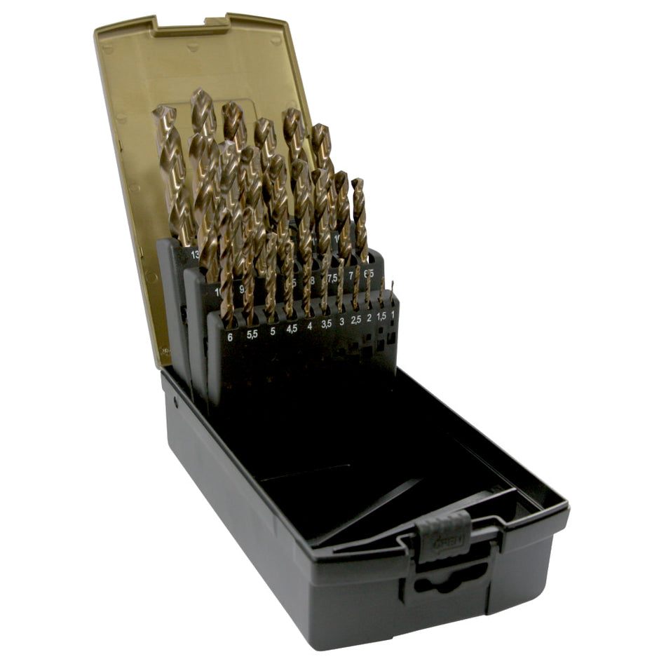 DART CHSSSET25  25 Piece HSS Cobalt Twist Drill Set