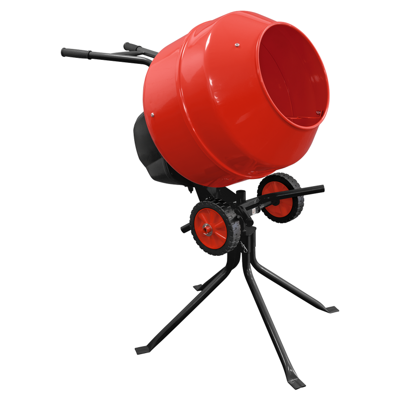 Sealey CMX160 650W Cement Mixer with Stand 160L