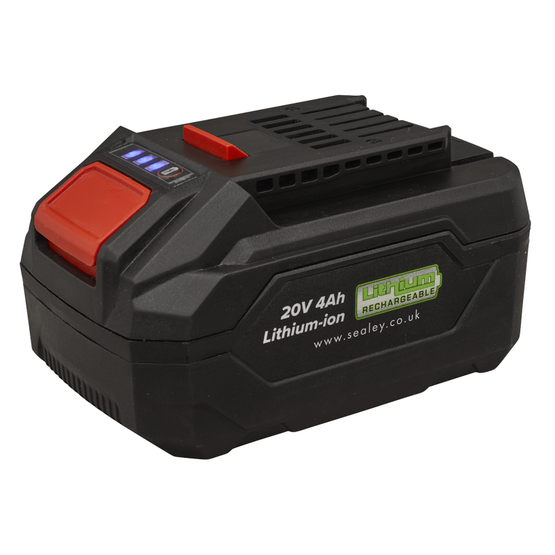 SEALEY CP20VCOMBO1EU 3 x SV20 Series Cordless Power Tool Kit 20V Euro Plug - 2 Batteries