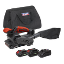 Sealey CP20VBSKIT SV20 Series 76mm Cordless Belt Sander Kit 20V - 2 Batteries