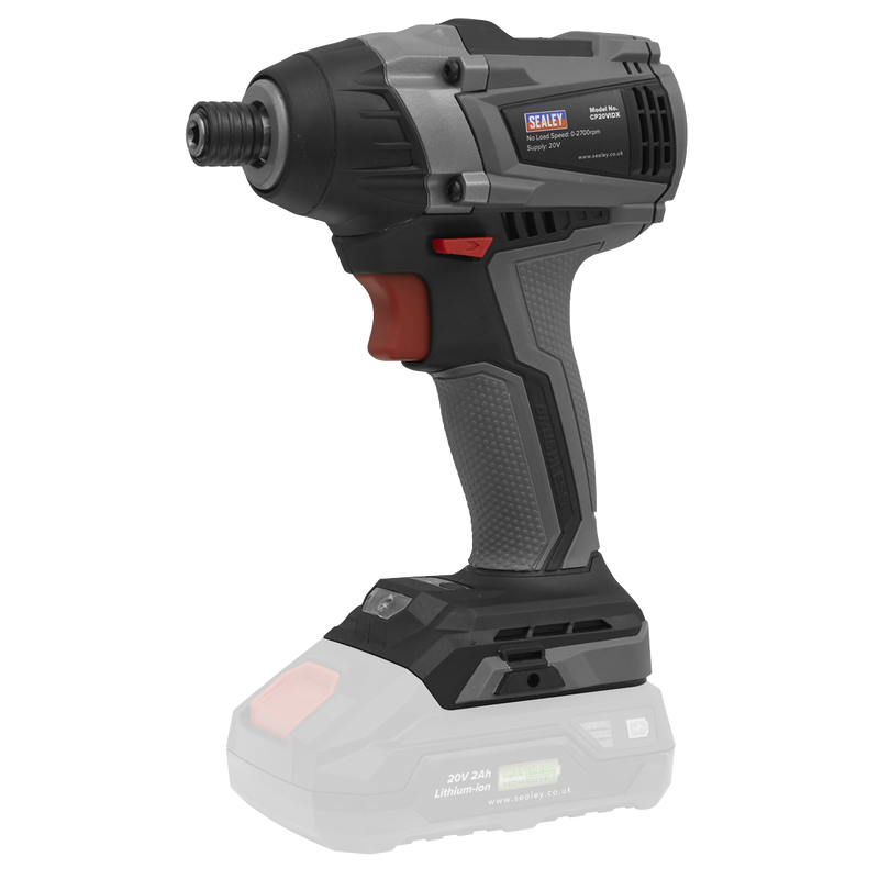 SEALEY CP20VCOMBOX1EU Premier 4 x SV20 Series Cordless Brushless Power Tool Kit 20V Euro Plug - 2 Batteries