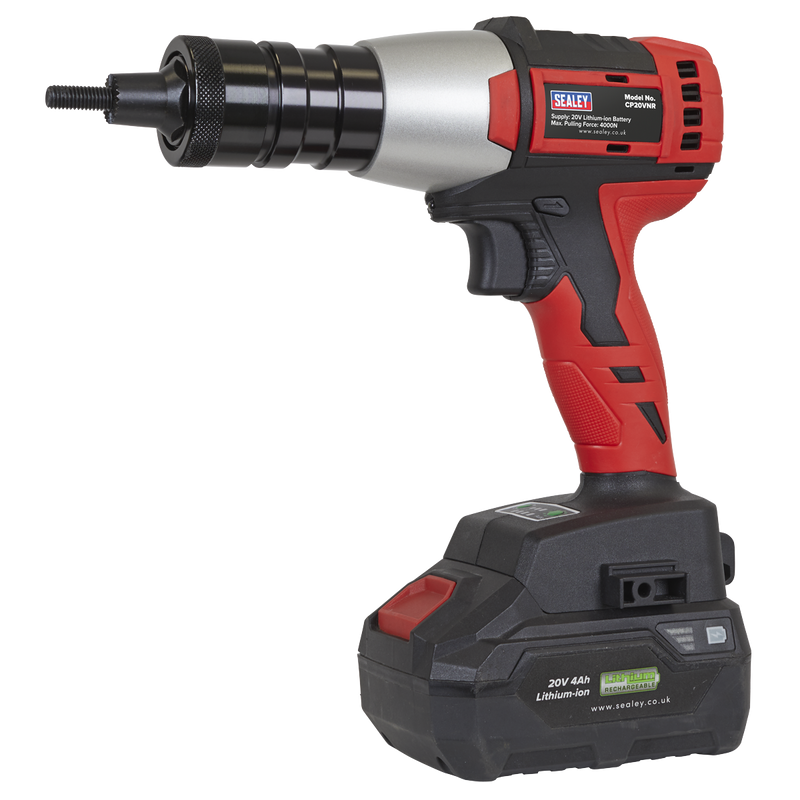 Sealey CP20VNR SV20 Series Brushless Cordless Nut Riveter 20 V - Body Only