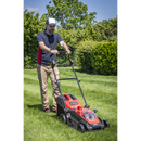 Sealey CP40VLMKIT Cordless Lawn Mower Kit 40V 4Ah SV20 Series 40cm