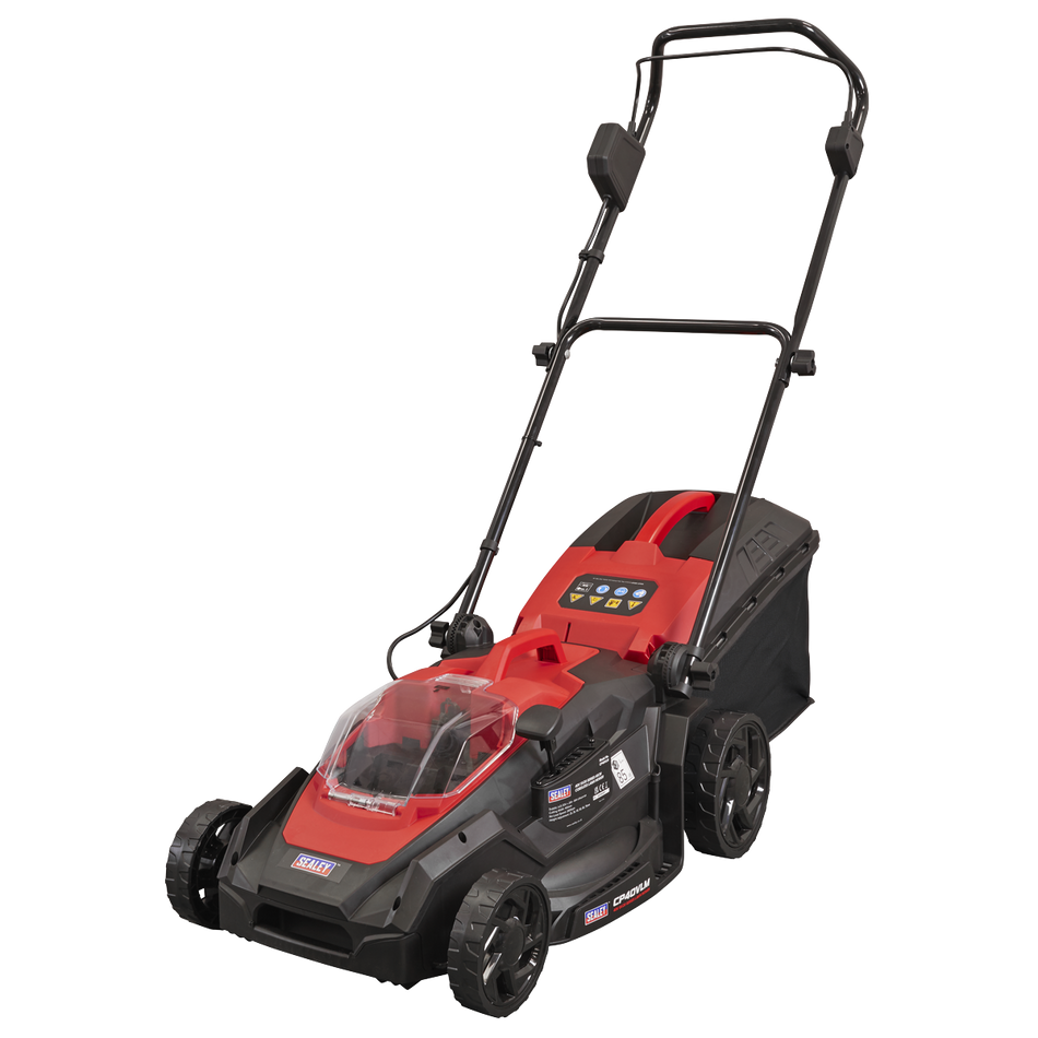 Sealey CP40VLMKIT Cordless Lawn Mower Kit 40V 4Ah SV20 Series 40cm