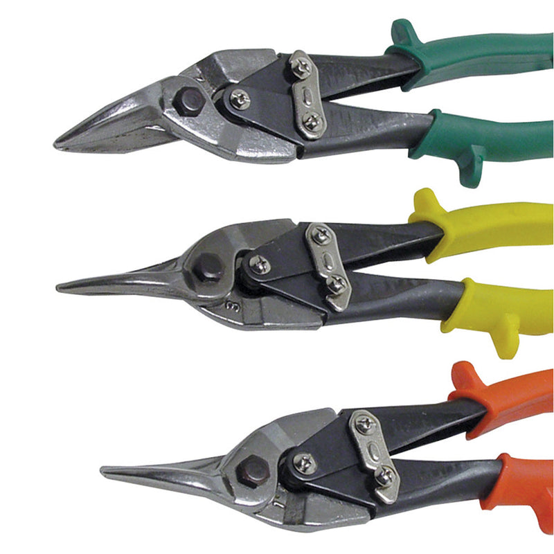 Silverline CT17 Aviation Tin Snips Set 3pce