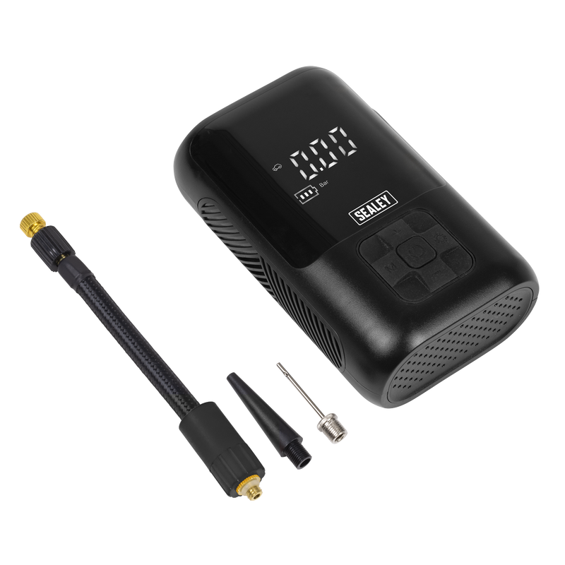 Sealey CTI130 Tyre Inflator & Power Bank with Worklight Rechargeable