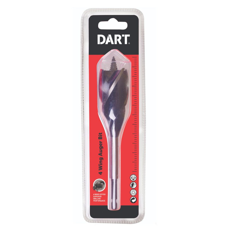 DART D4AB28  28mm Four Wing Auger Bit
