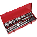 Clarke 1801870 CHT870 3/4" Drive 20 Piece Socket Set