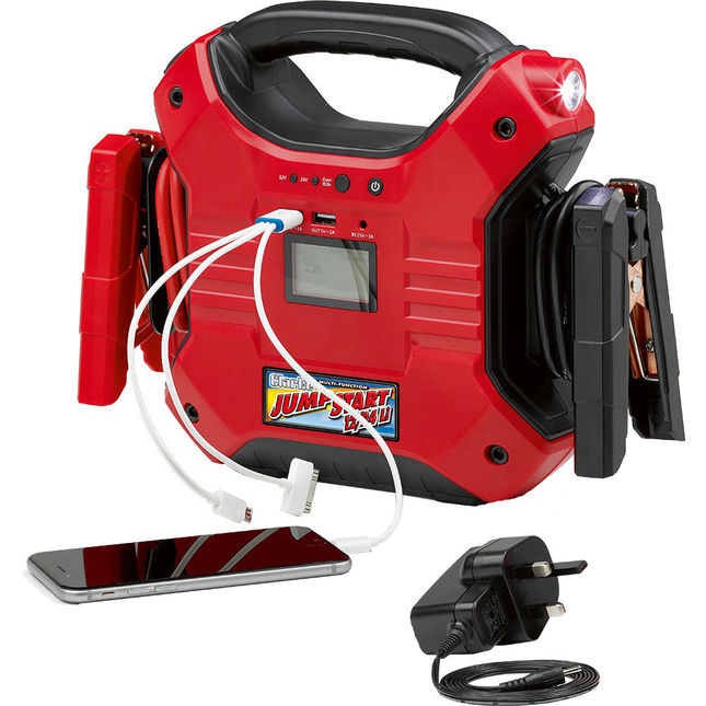 Clarke 6487077 JS1224Li 1200A 12/24V Jumpstart with Lithium-Ion Battery